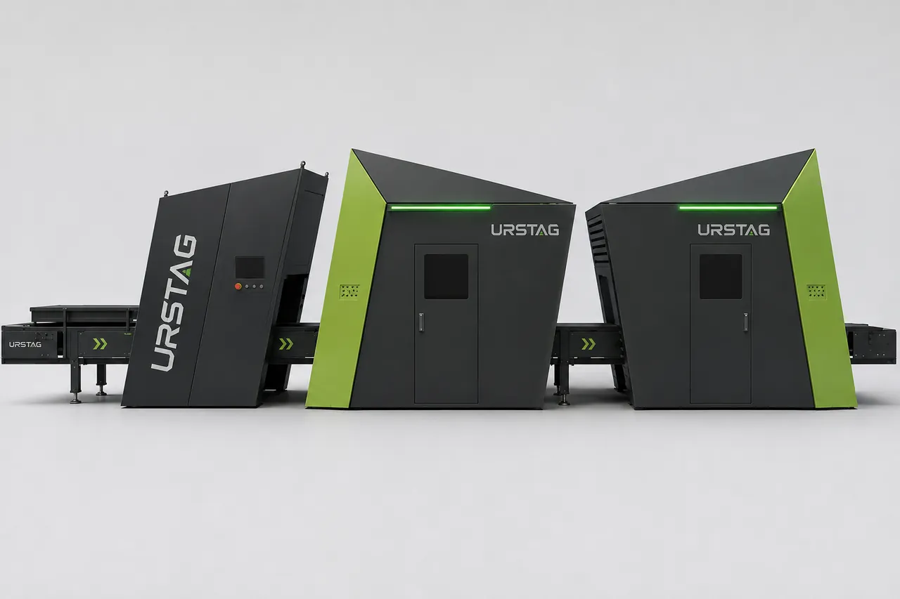 robot de sortare cu inteligență artificială URSTAG, culegerea reciclabilelor de pe bandă