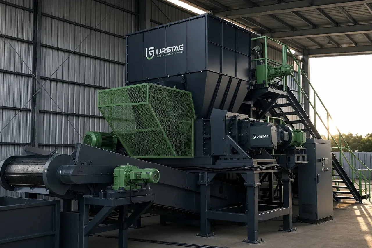 Sistem reciclare deșeuri metalice turnkey complet, integrat