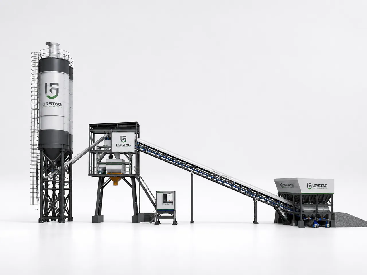Commercial Concrete Batching Plant URSTAG