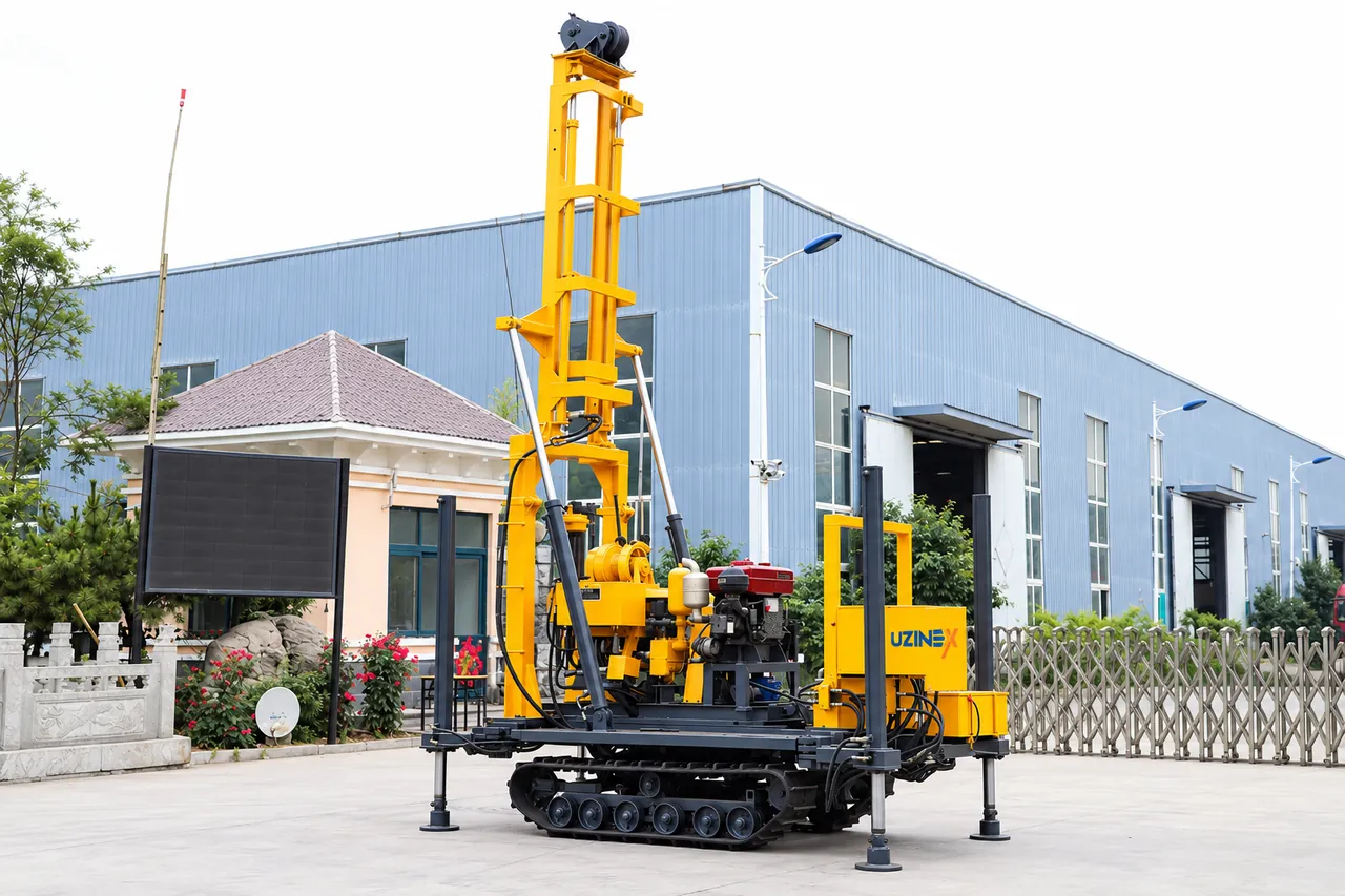 Crawler water well drilling rig, UZX-HW-190L
