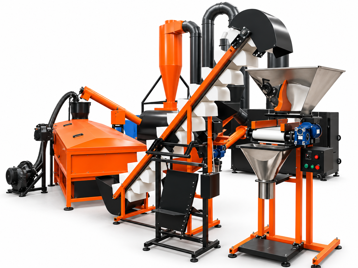 Linie de granulare LGSK 300 cu ambalare