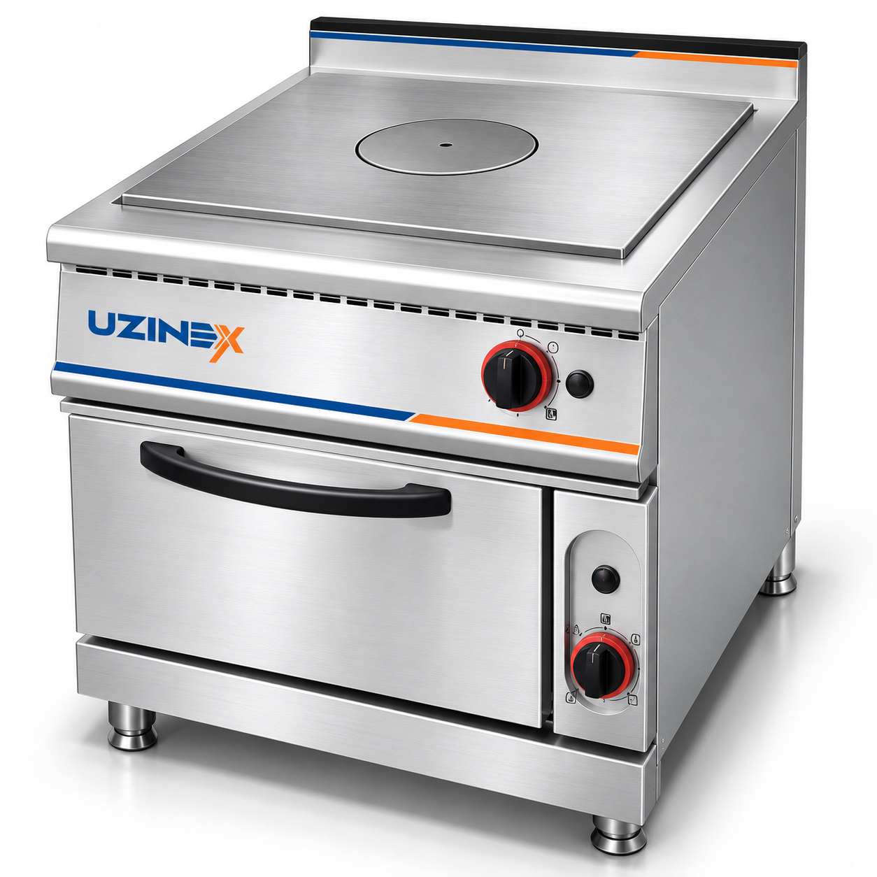 Plită profesională pe gaz solid top cu cuptor HRQ-911B
