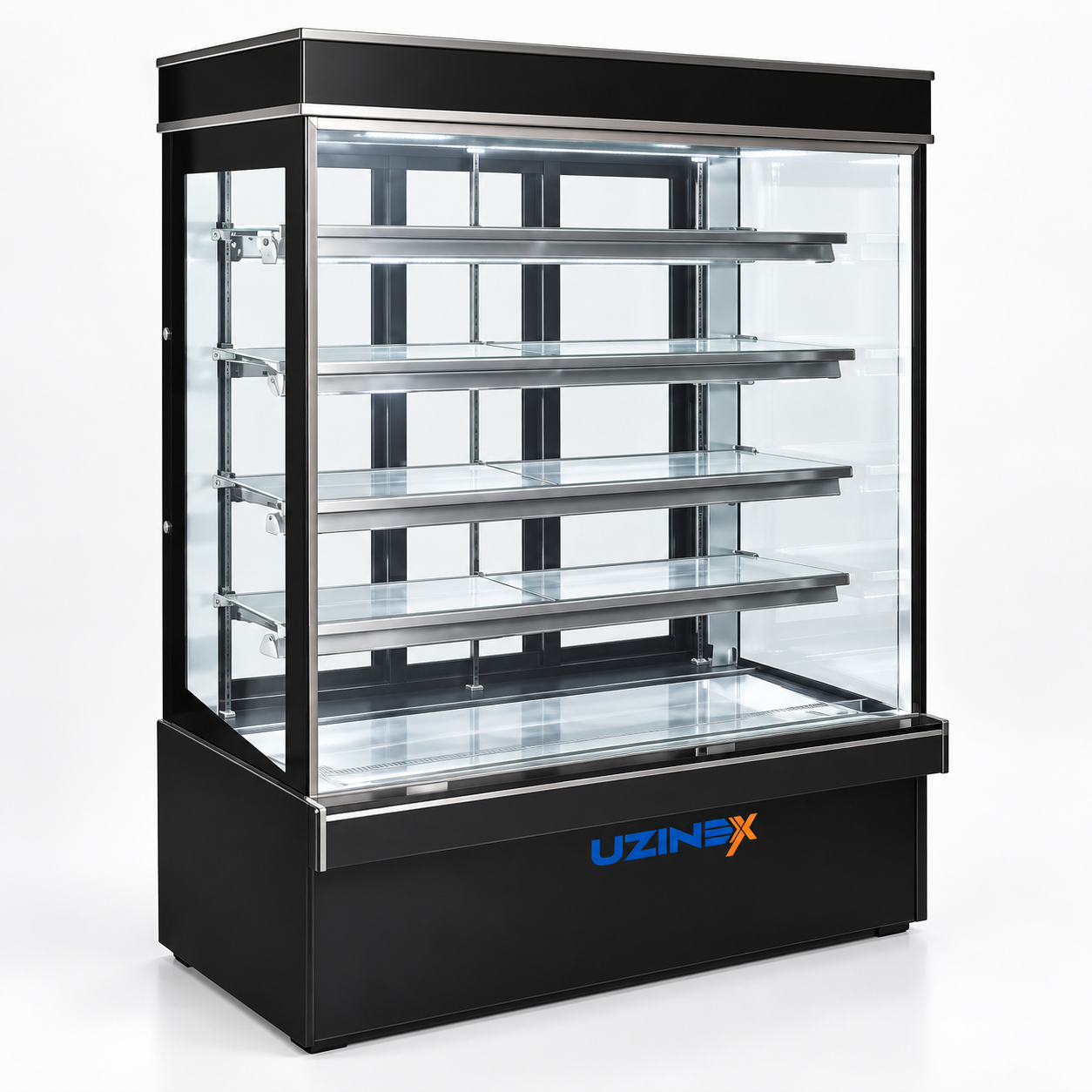 Vitrină cofetărie verticală cu 5 rafturi AT-1500A