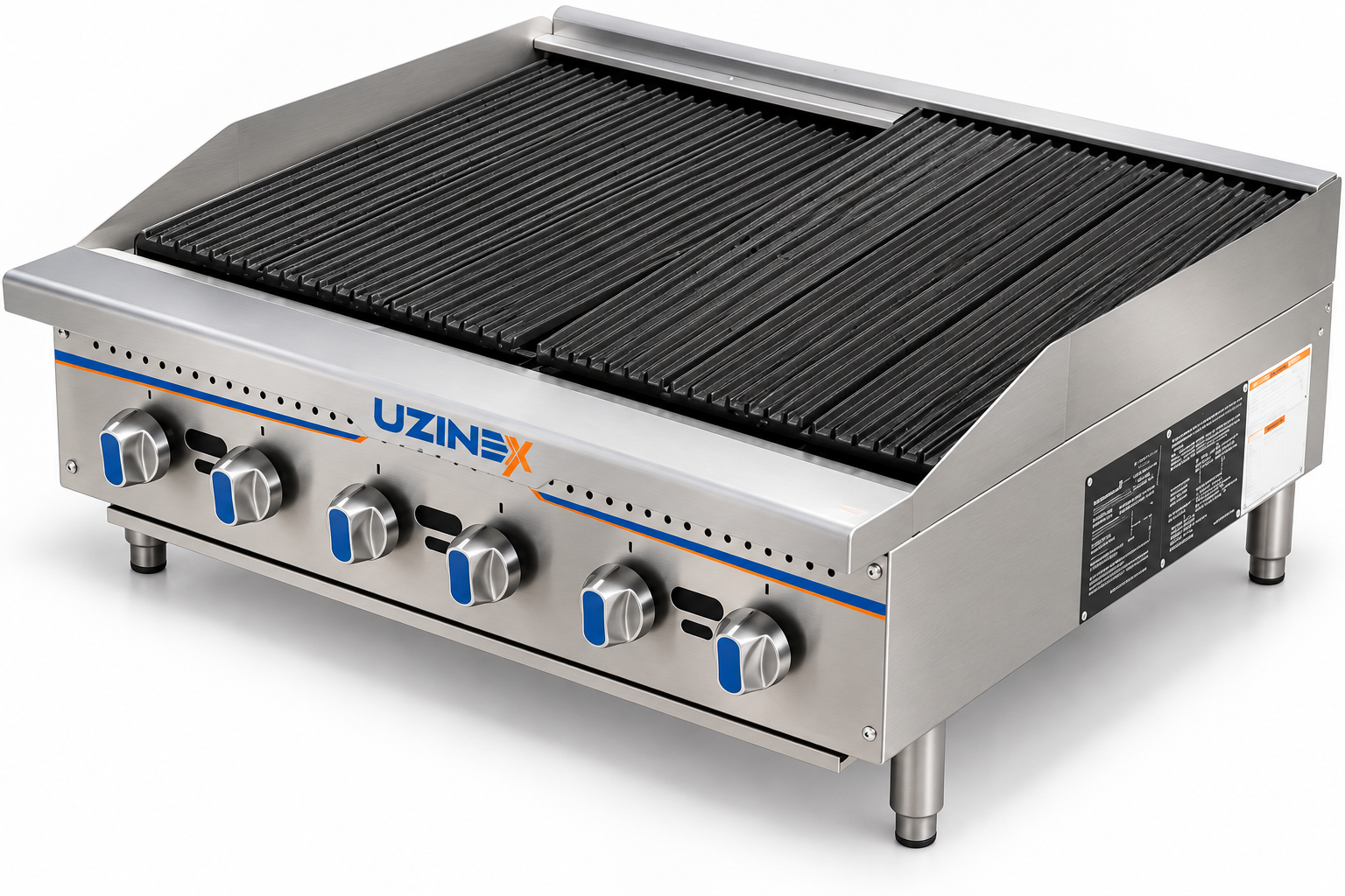 Grătar profesional pe gaz charbroiler Heavy Duty CP-CB36-H
