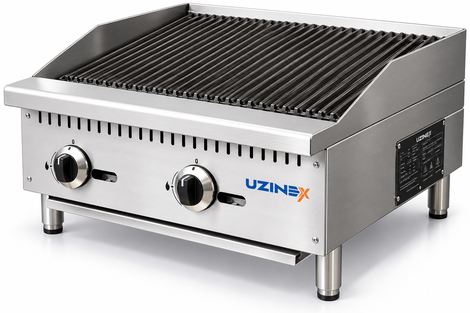 Charbroiler pe gaz de blat CP-CB24-M