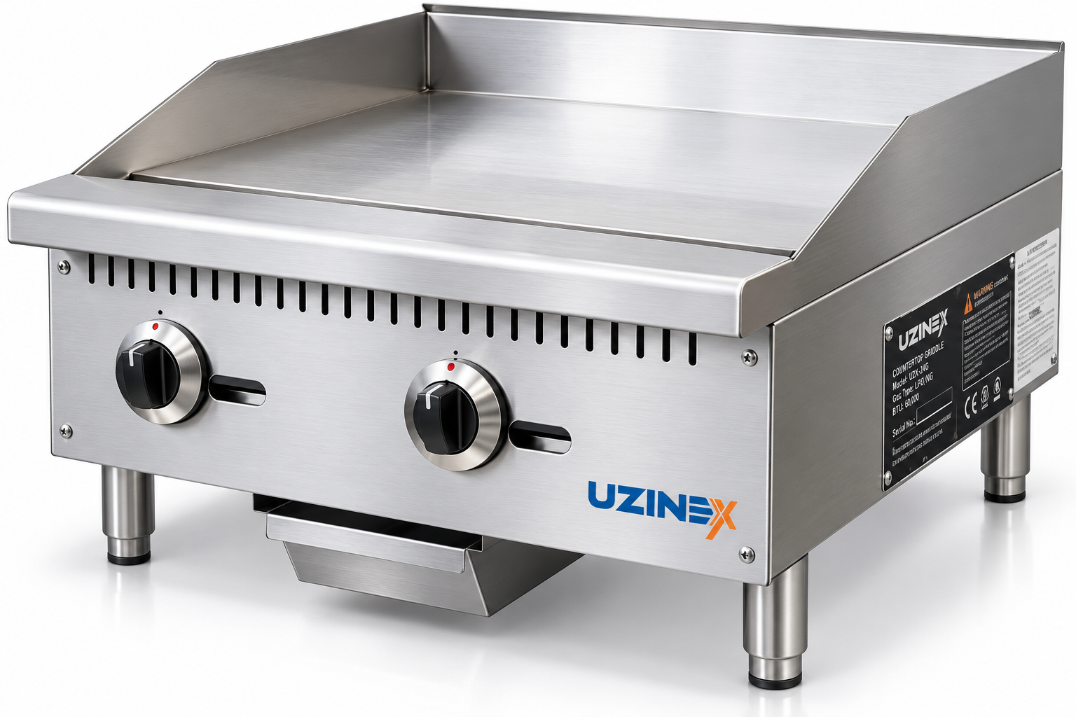 Fry top pe gaz de blat CP-G36-M