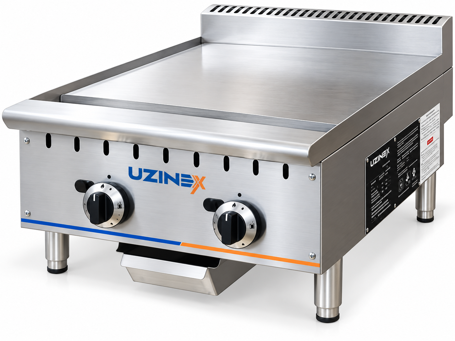 Fry top cu termostat pe gaz CP-G48-TP