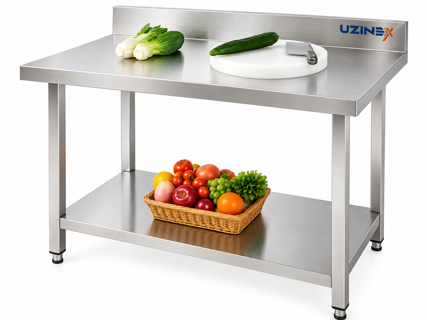 Masă inox profesională din țeavă pătrată WTKAF127