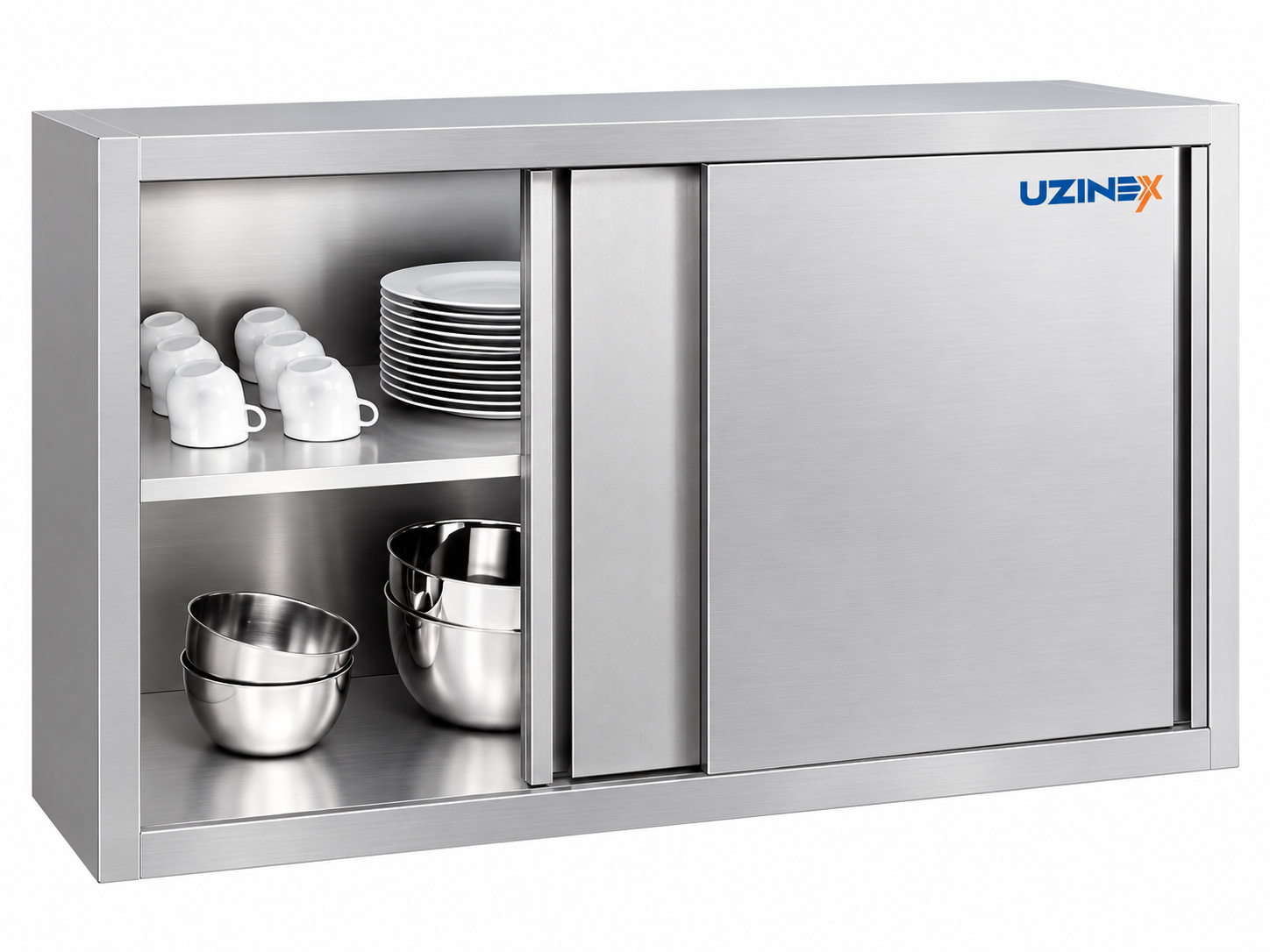 Dulap suspendat inox cu uși glisante WSK124