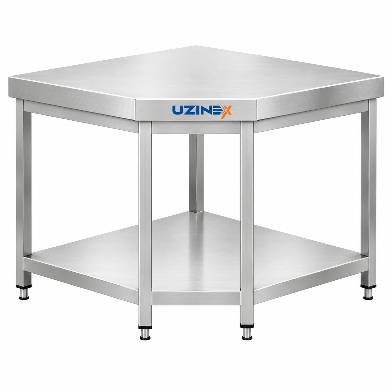 Mobilier inox masă de lucru de colț ATEK108