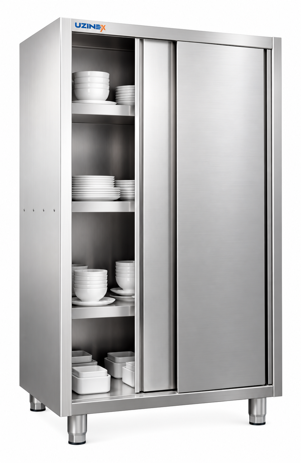 Dulap inox cu uși glisante pentru vase GSK1060