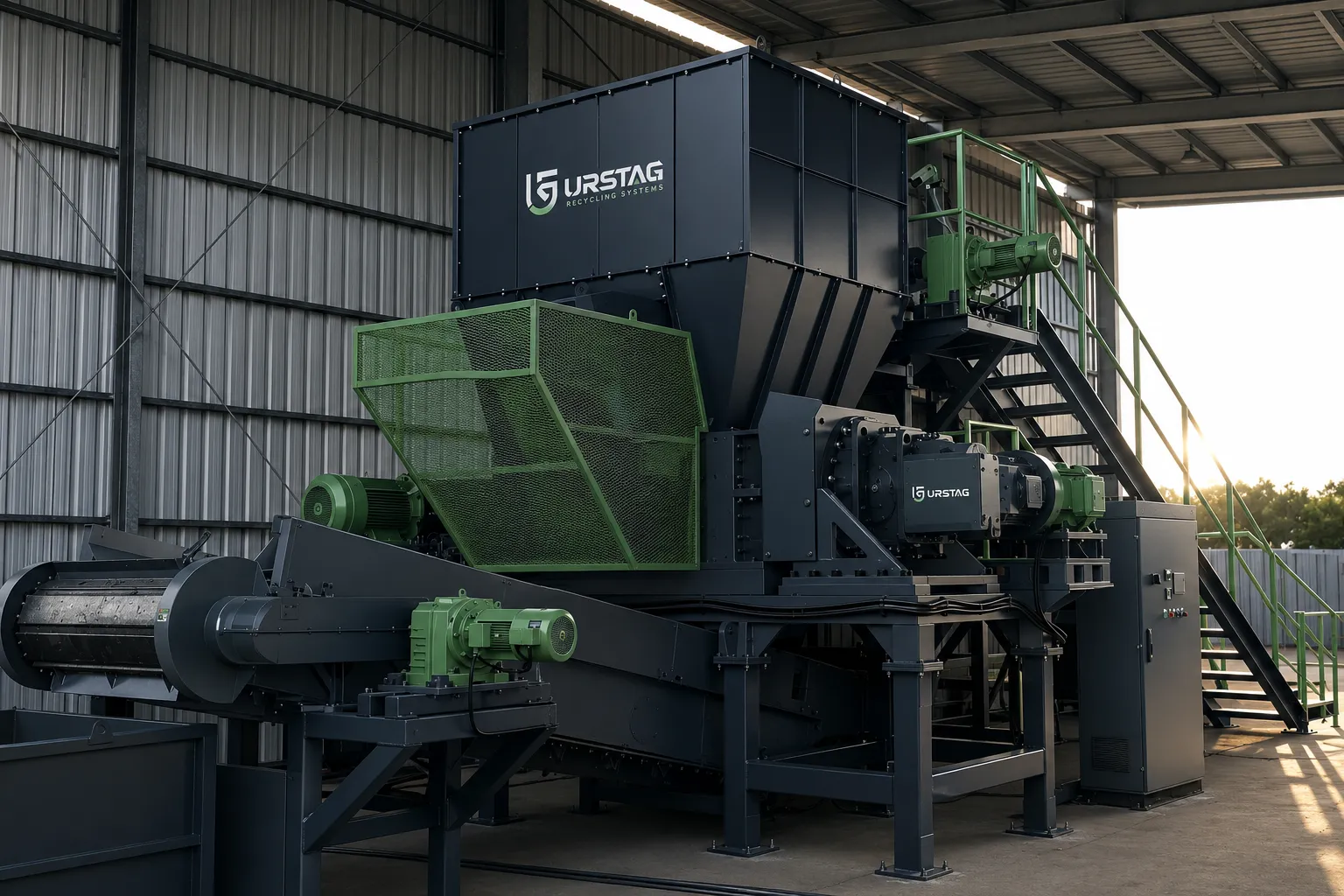 Sistem reciclare deșeuri metalice turnkey complet, integrat