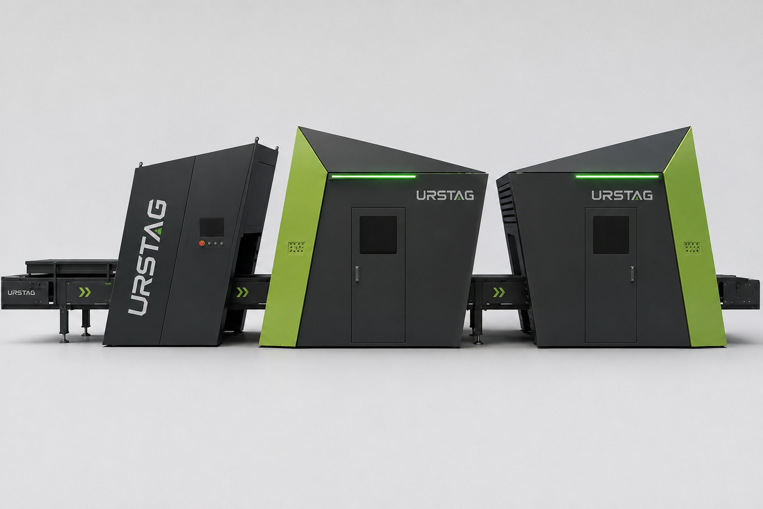 robot de sortare cu inteligență artificială URSTAG, culegerea reciclabilelor de pe bandă
