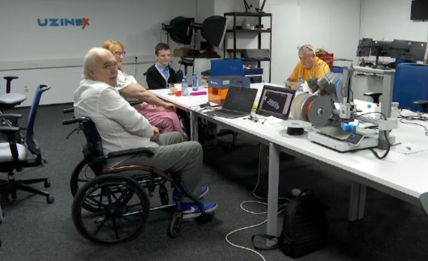 Reportaj Știrile ProTV: Academia UZINEX pentru persoane cu dizabilități