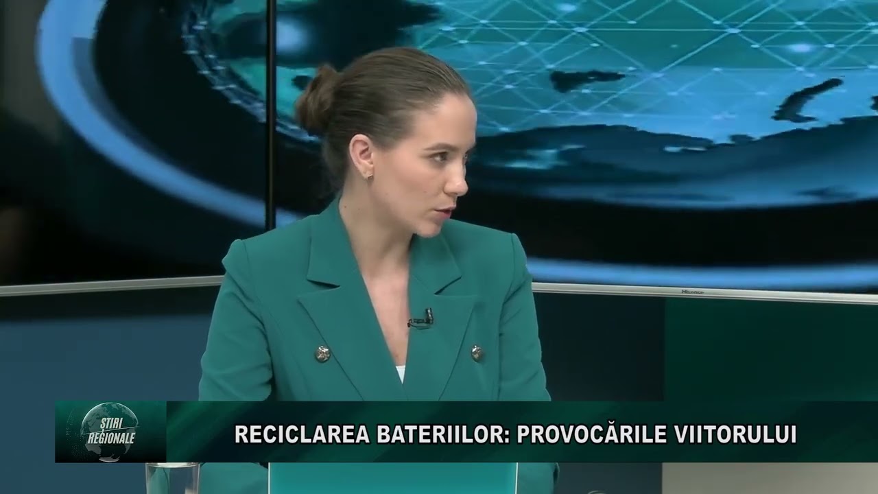 UZINEX engineer Cosmin Florea on TLM Regional discussing battery recycling